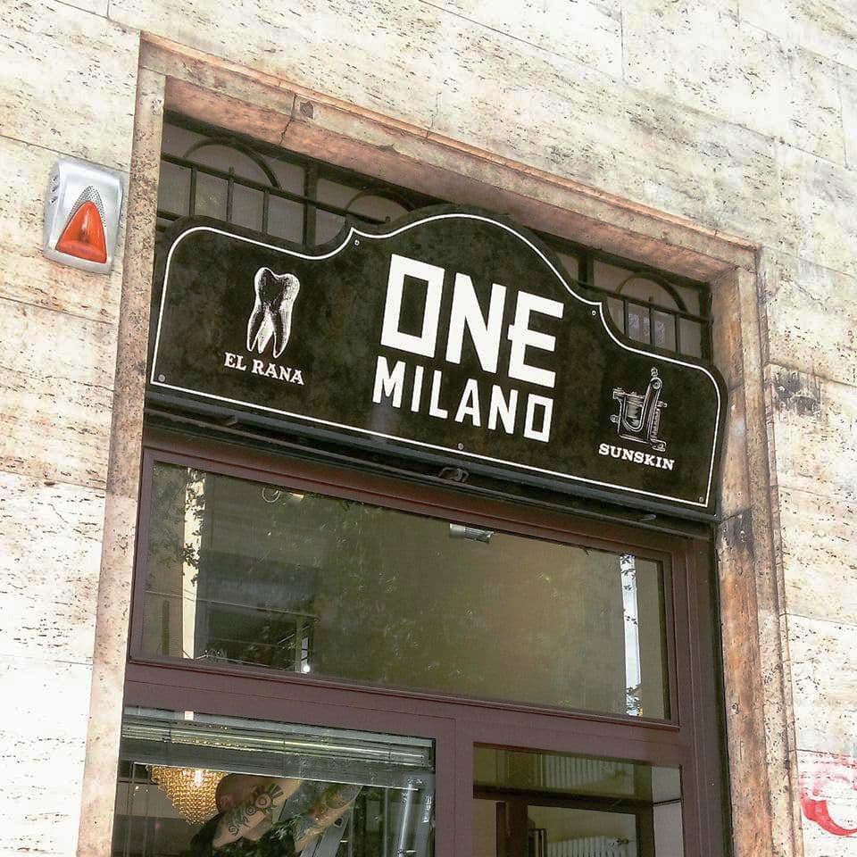 Insegna sagomata - One Milano